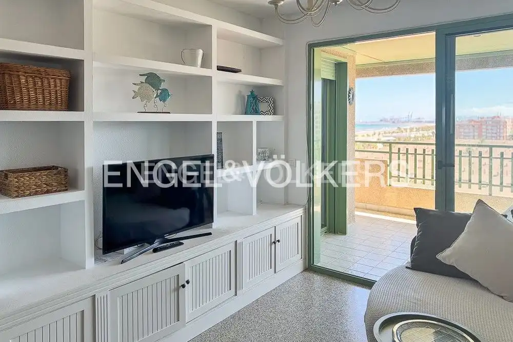 Living room of Flat for rent in Alboraya  with Air Conditioner, Heating and Terrace