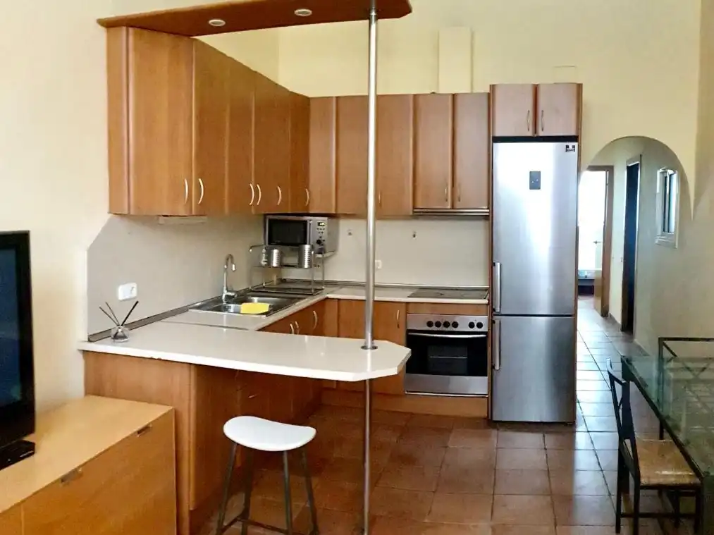 Kitchen of Flat for rent in  Barcelona Capital