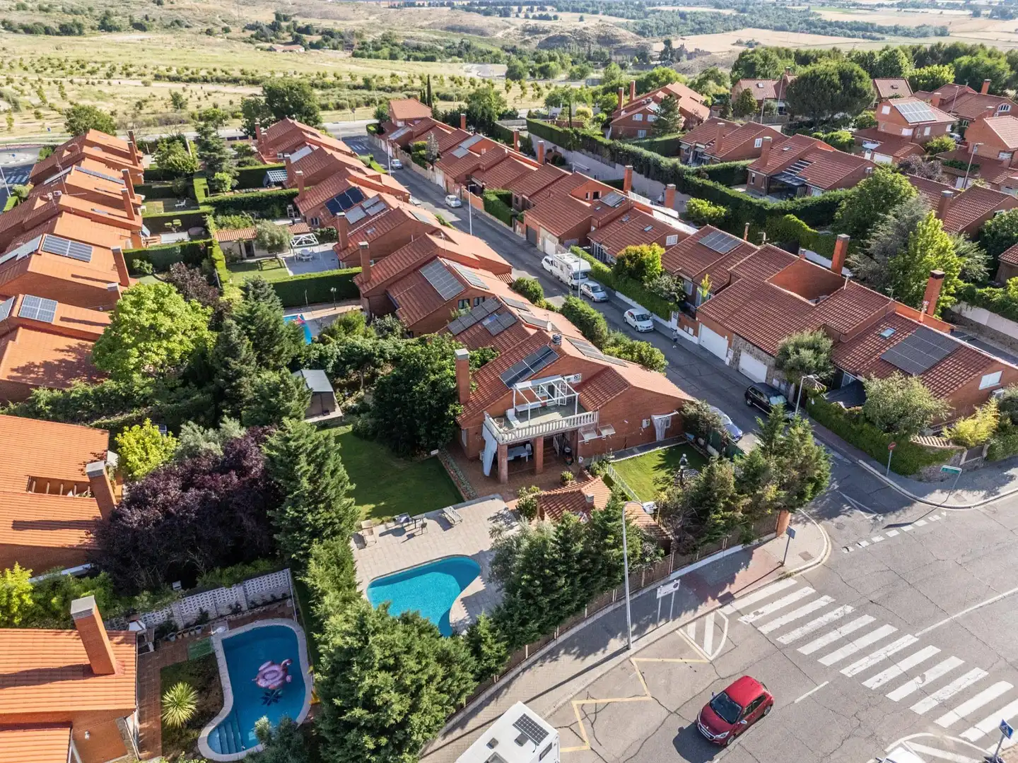 Vista exterior de Casa o chalet en venta en Rivas-Vaciamadrid con Aire acondicionado, Calefacción y Jardín privado