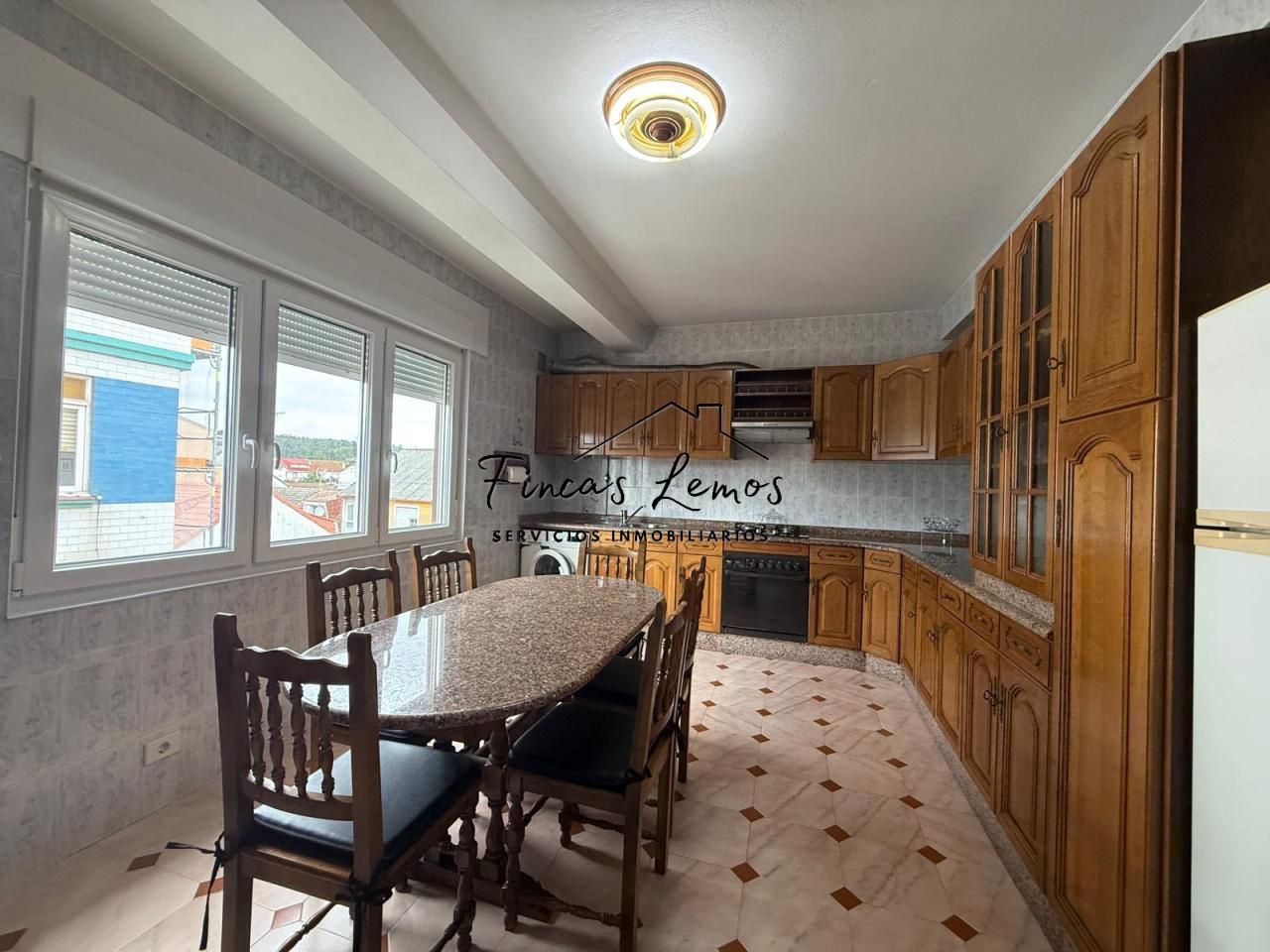 Kitchen of Flat for sale in Camariñas  with Terrace, Storage room and Furnished