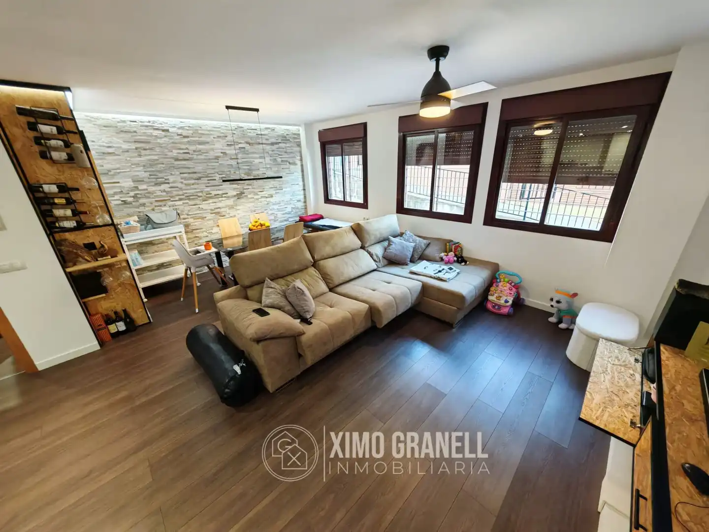 Sala de estar de Dúplex en venta en La Vall d'Uixó con Aire acondicionado, Calefacción y Amueblado