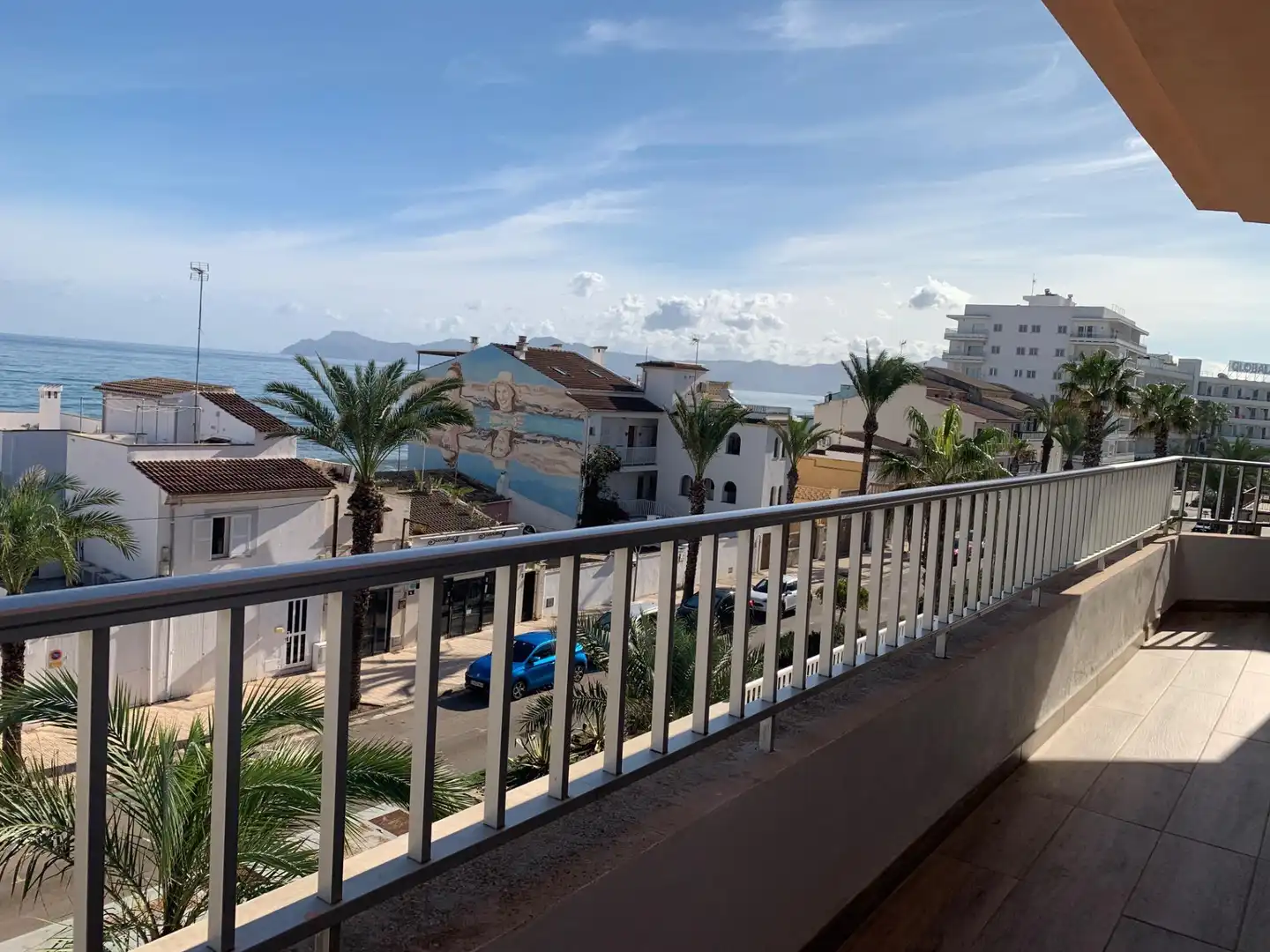 Terrasse von Dachboden zur Miete in Can Picafort
