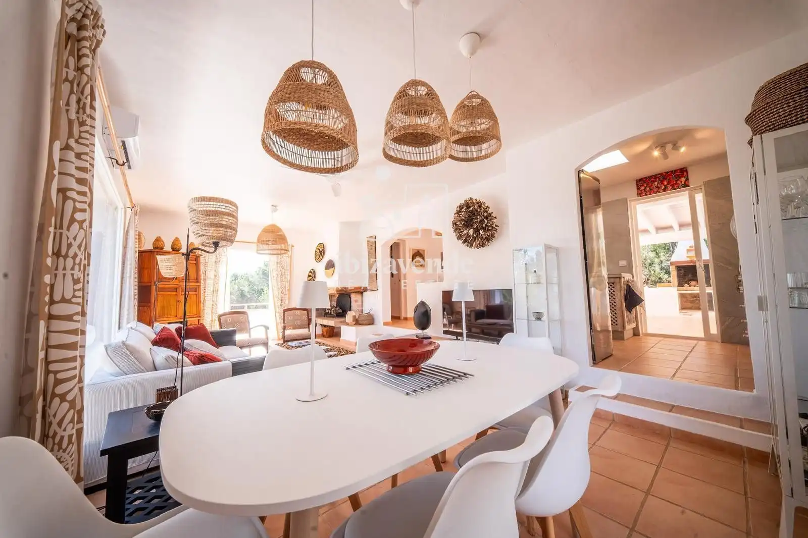 Haus mit Terrasse zur Miete in Cala Vedella-Cala Tarida, imagen 14