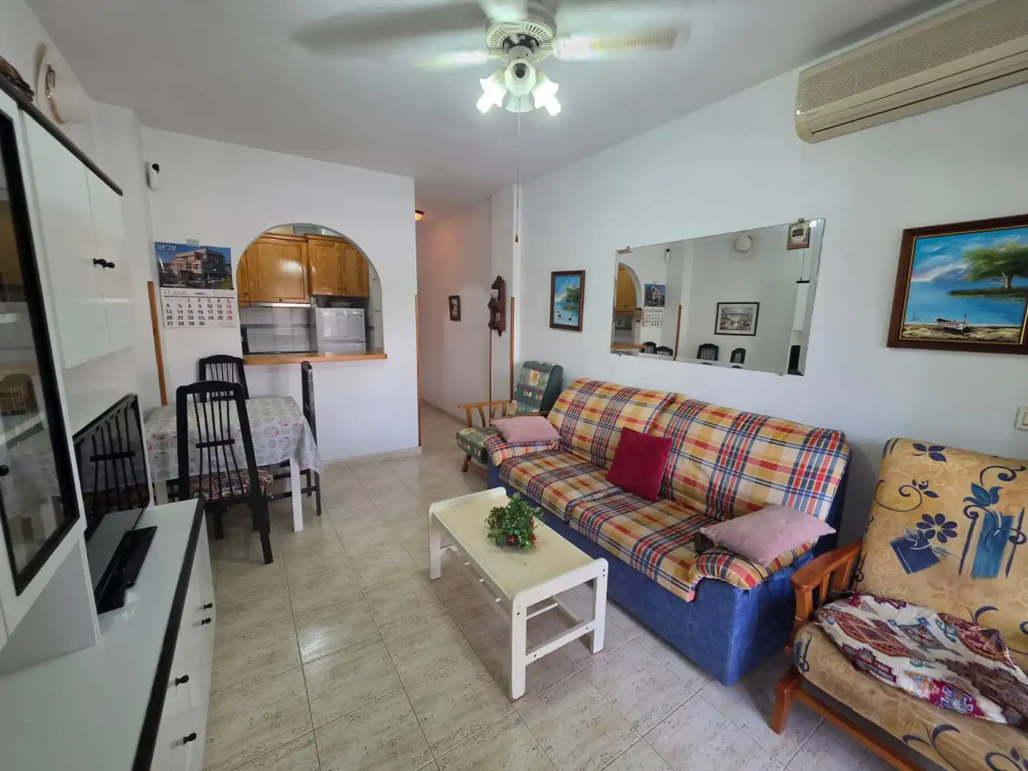 Living room of Apartments for sale in Guardamar del Segura  with Air Conditioner, Terrace and Furnished
