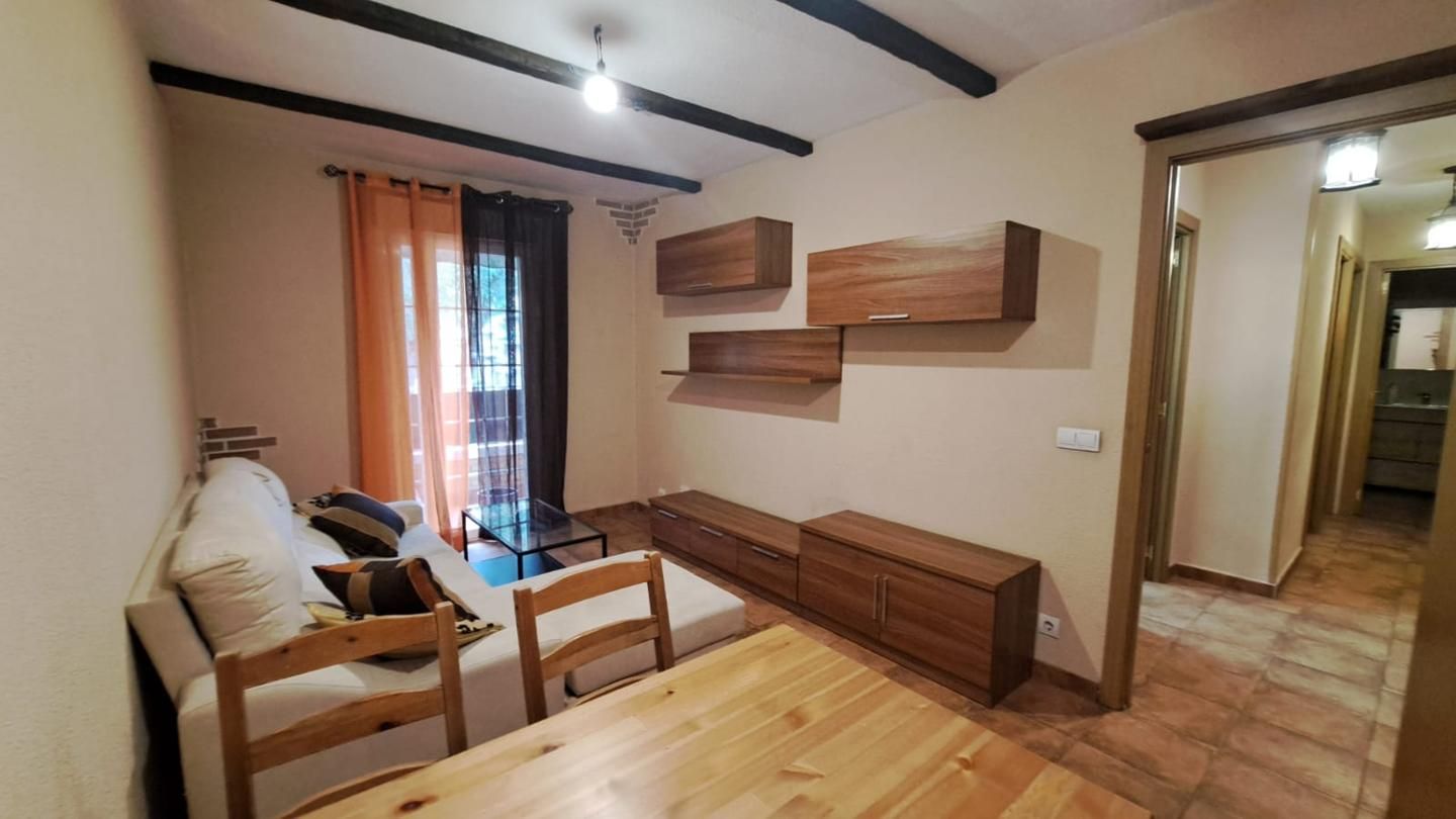 Living room of Flat to rent in  Madrid Capital  with Terrace and Furnished