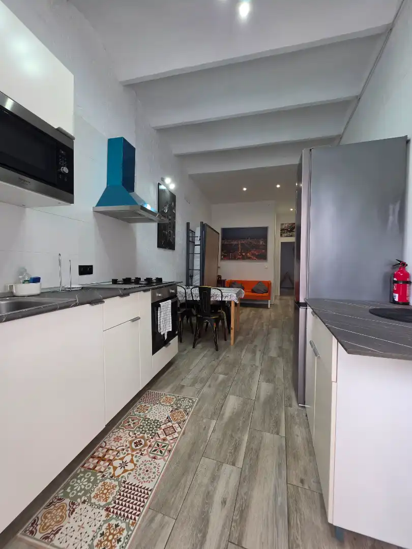 Kitchen of Detached homes for sale in Badalona  with Air Conditioner, Heating and Terrace