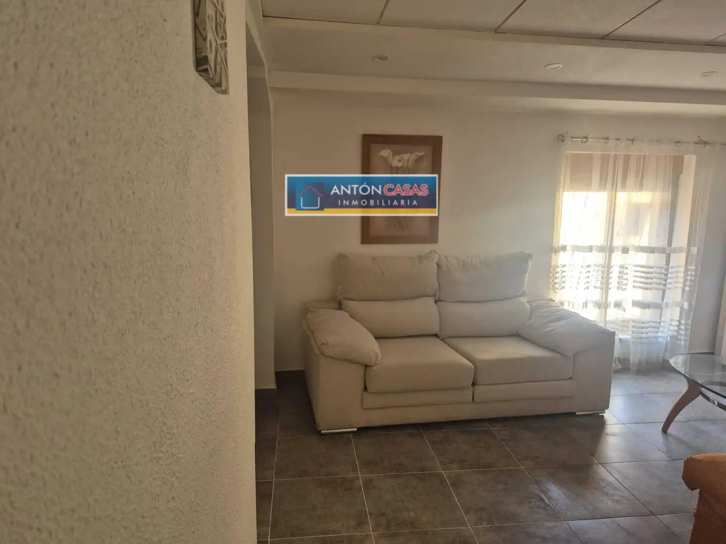 Sala de estar de Piso de alquiler en Monóvar  / Monòver con Aire acondicionado y Amueblado