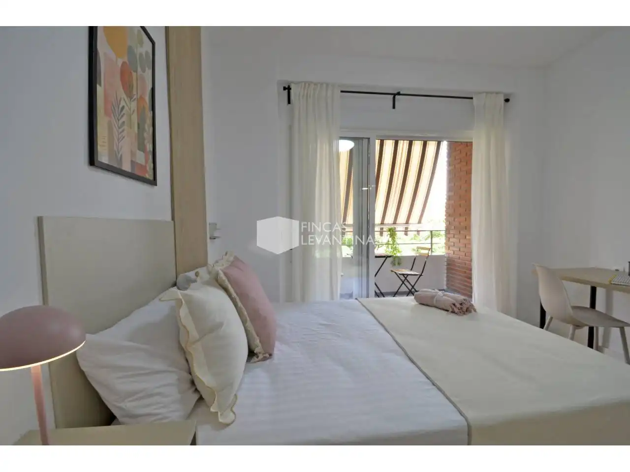 Schlafzimmer von Wohnung zur Miete in San Vicente del Raspeig / Sant Vicent del Raspeig mit Möbliert und Balkon