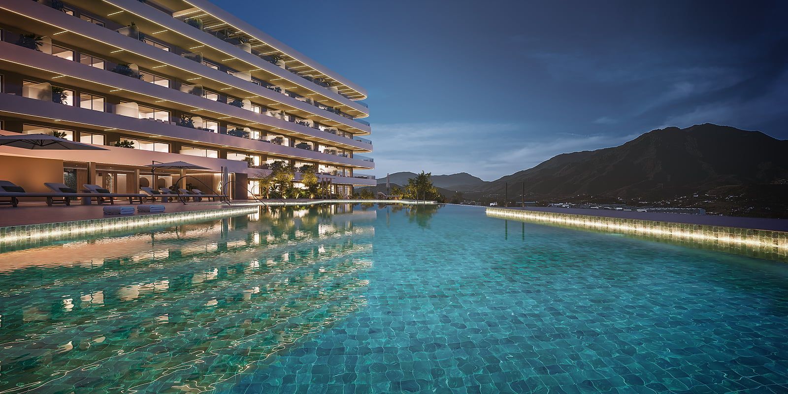 Piscina de Apartament en venda en Estepona amb Aire condicionat i Terrassa