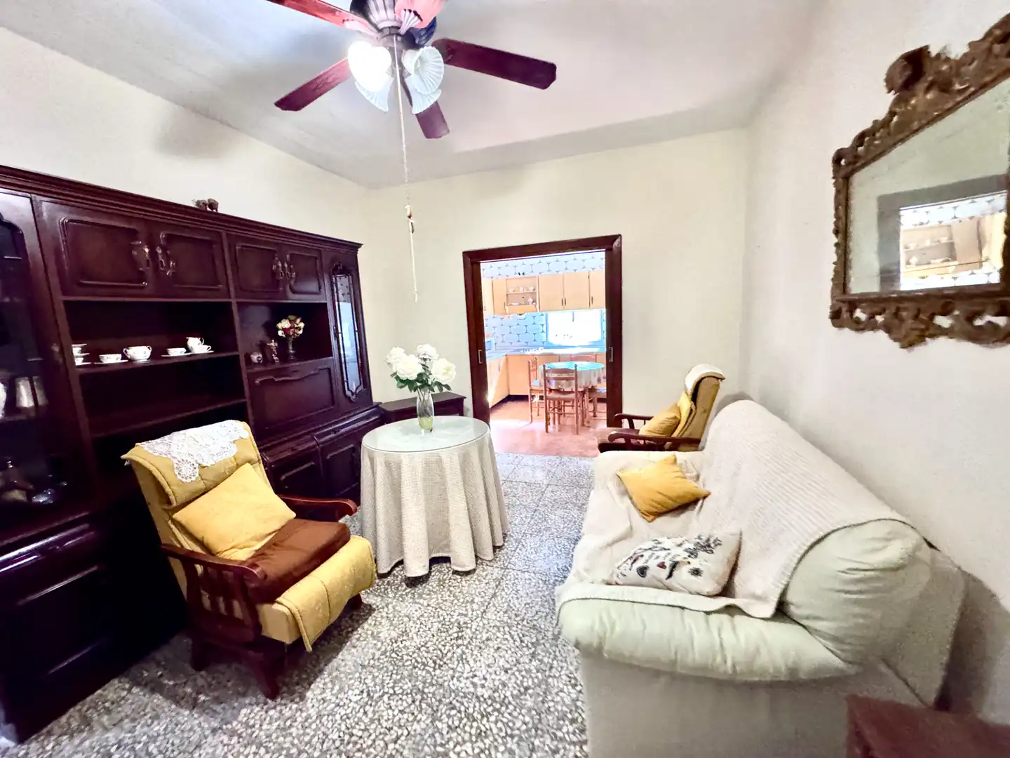 Living room of Houses for sale in Adra  with Terrace, Storage room and Furnished