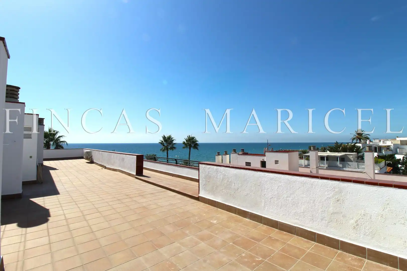 Terraza de Ático de alquiler en Sitges con Aire acondicionado, Calefacción y Terraza