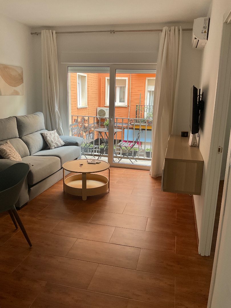 Balcony of Apartment to rent in  Sevilla Capital  with Air Conditioner, Heating and Parquet flooring