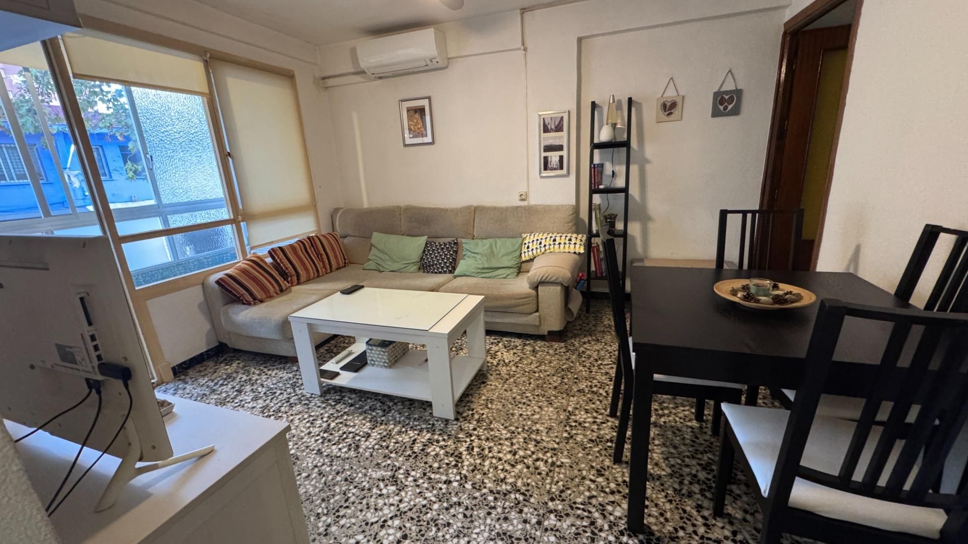 Living room of Flat for sale in Málaga Capital  with Air Conditioner and Terrace