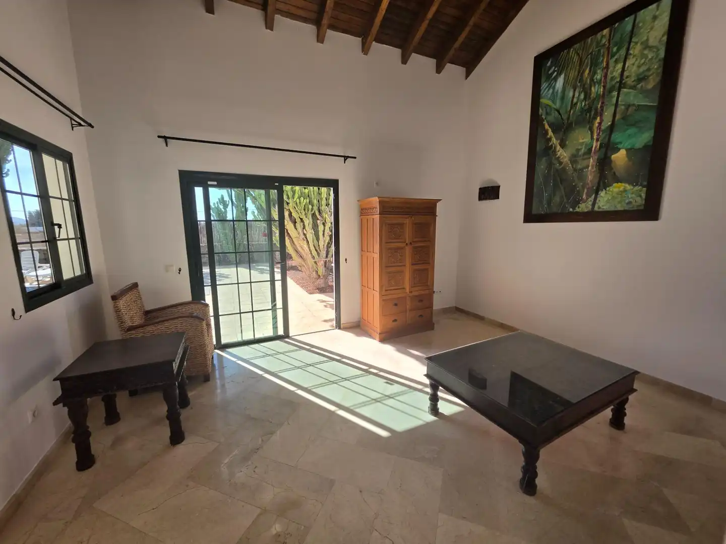 Sala d'estar de Casa o xalet en venda en La Oliva pueblo