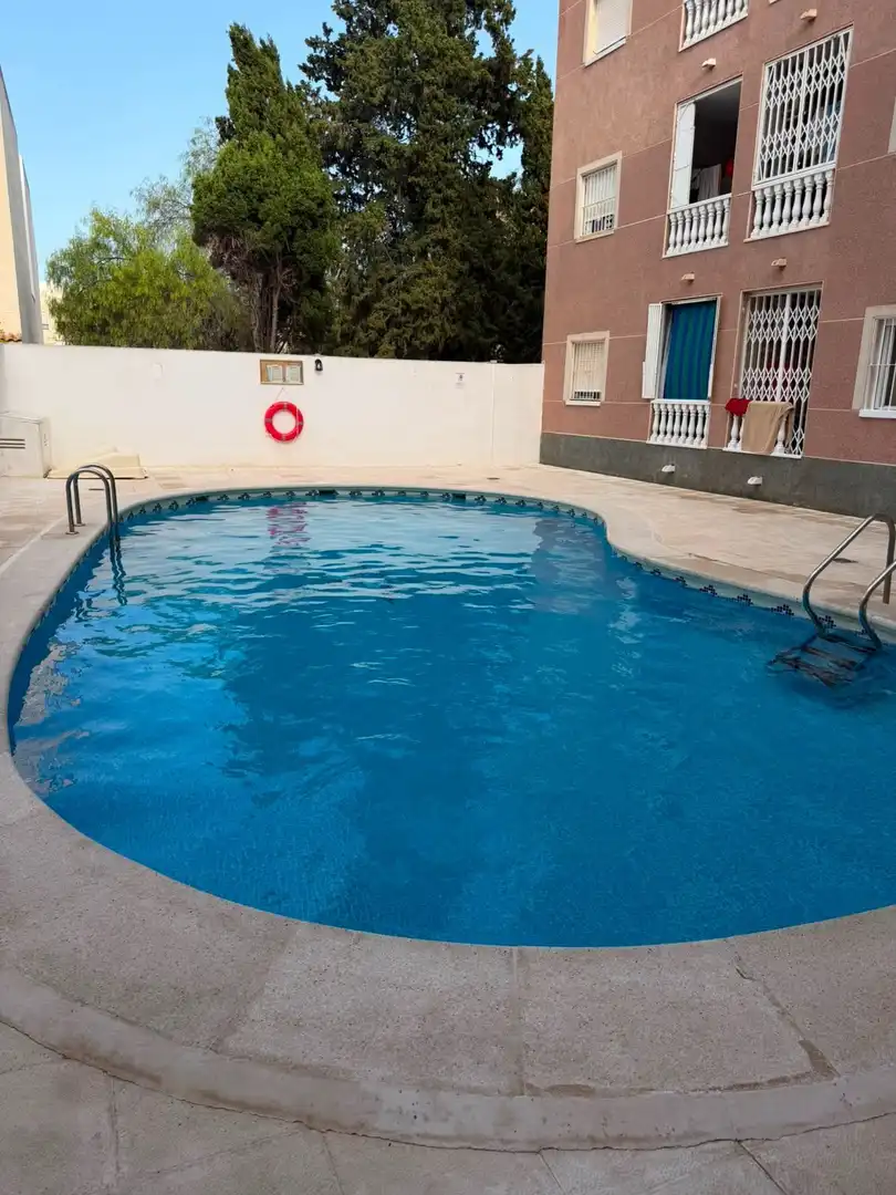 Piscina de Pis en venda en Torrevieja amb Aire condicionat, Terrassa i Moblat