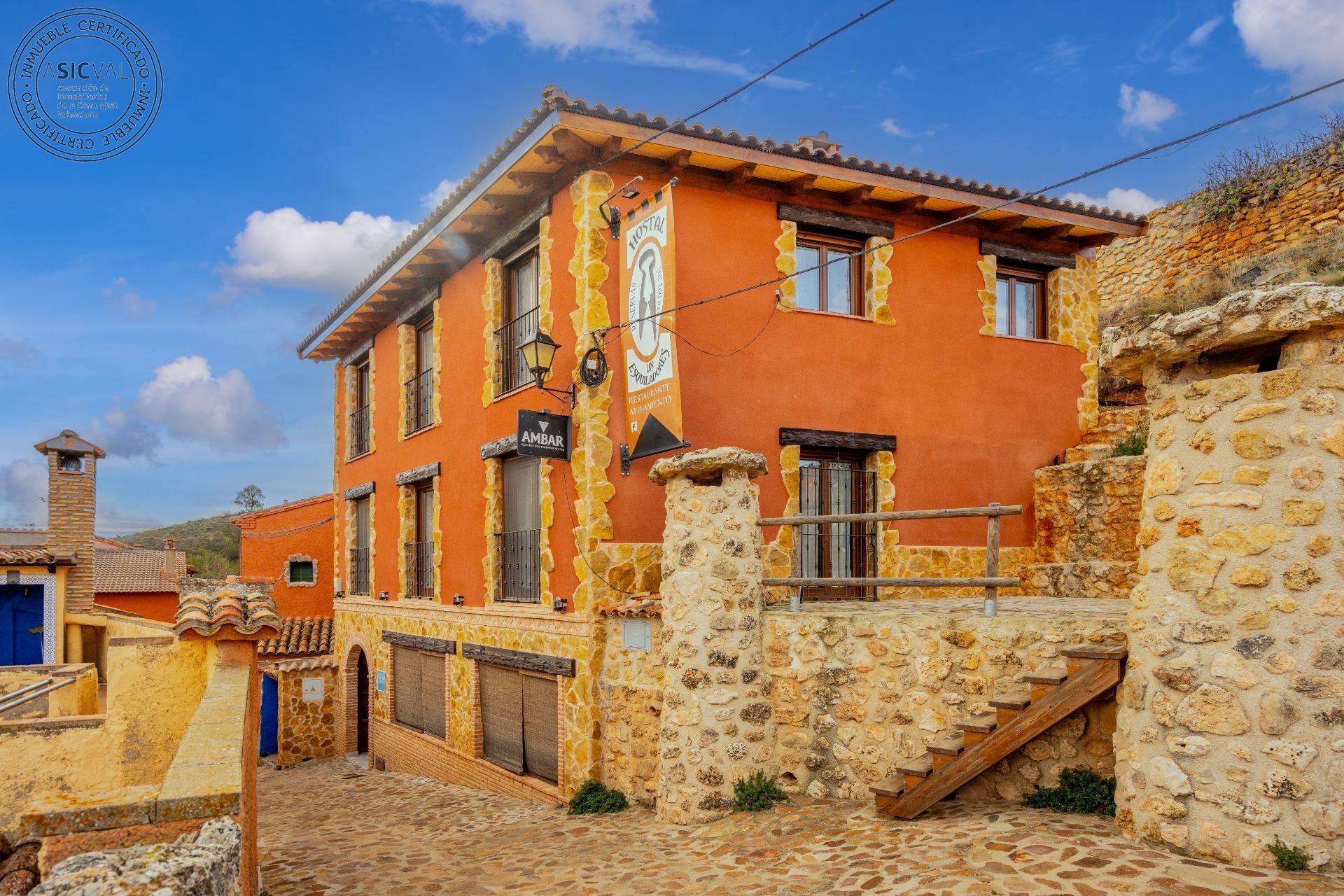 Exterior view of House or chalet for sale in Anento  with Air Conditioner, Heating and Parquet flooring