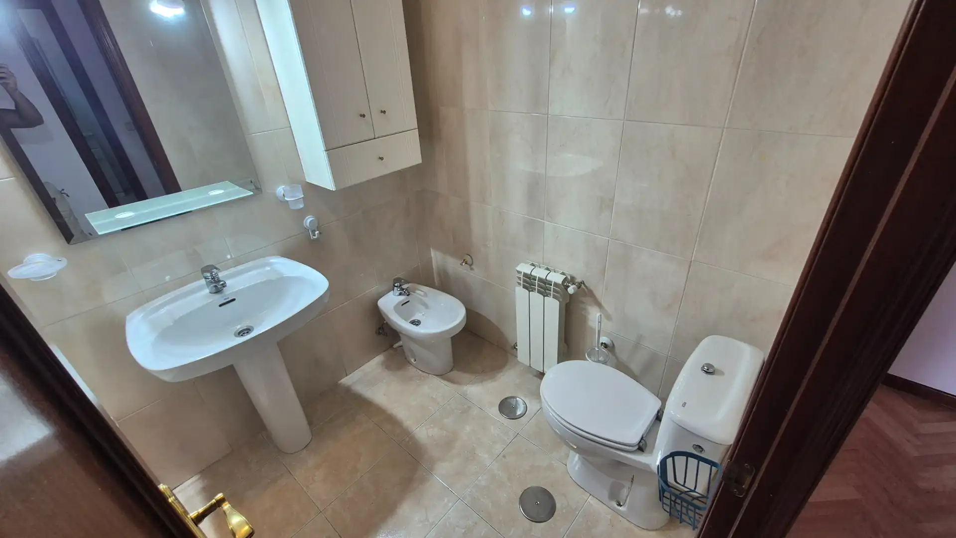 Bathroom of Flat for sale in Galapagar  with Heating, Parquet flooring and Terrace