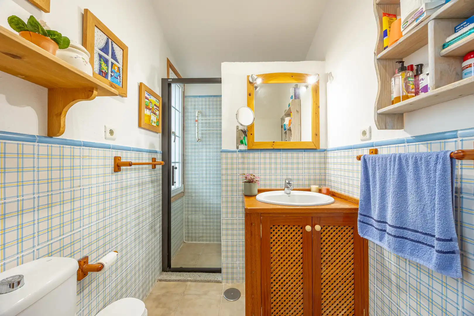 Bathroom of Houses for sale in Santa Brígida  with Private garden, Terrace and Storage room