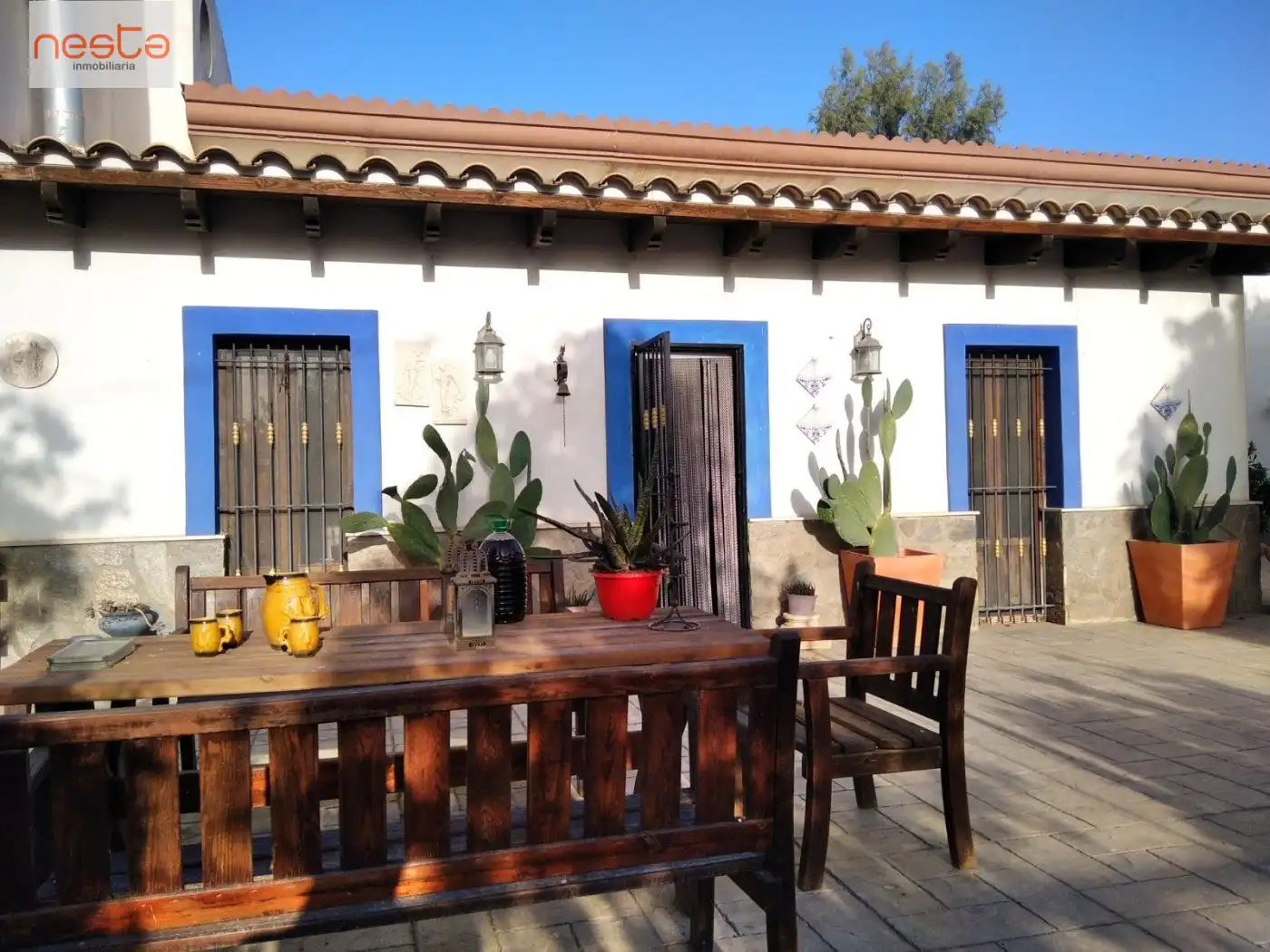 Terrassa de Finca rústica en venda en Lorca amb Aire condicionat, Jardí privat i Moblat