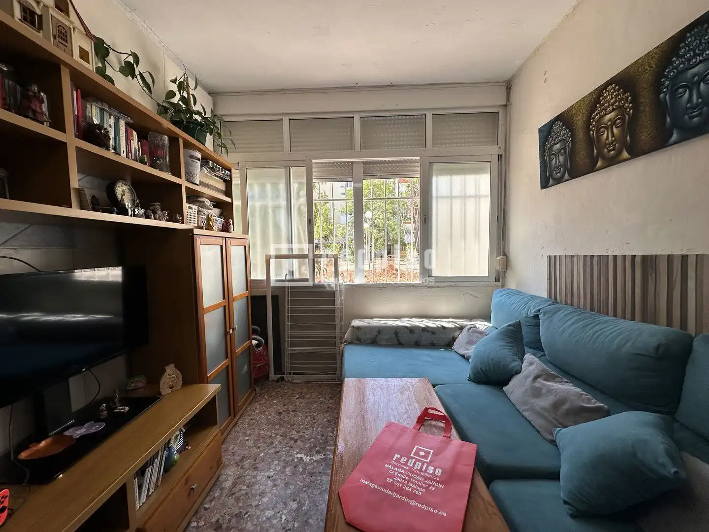 Wohnzimmer von Wohnung zum Verkauf in Málaga mit Klimaanlage, Heizung und Terrasse
