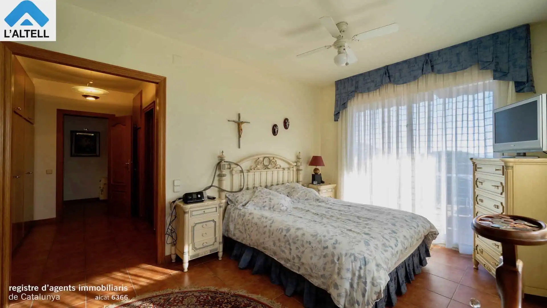 Schlafzimmer von Haus oder Chalet zum Verkauf in L'Ametlla del Vallès mit Klimaanlage, Heizung und Privatgarten