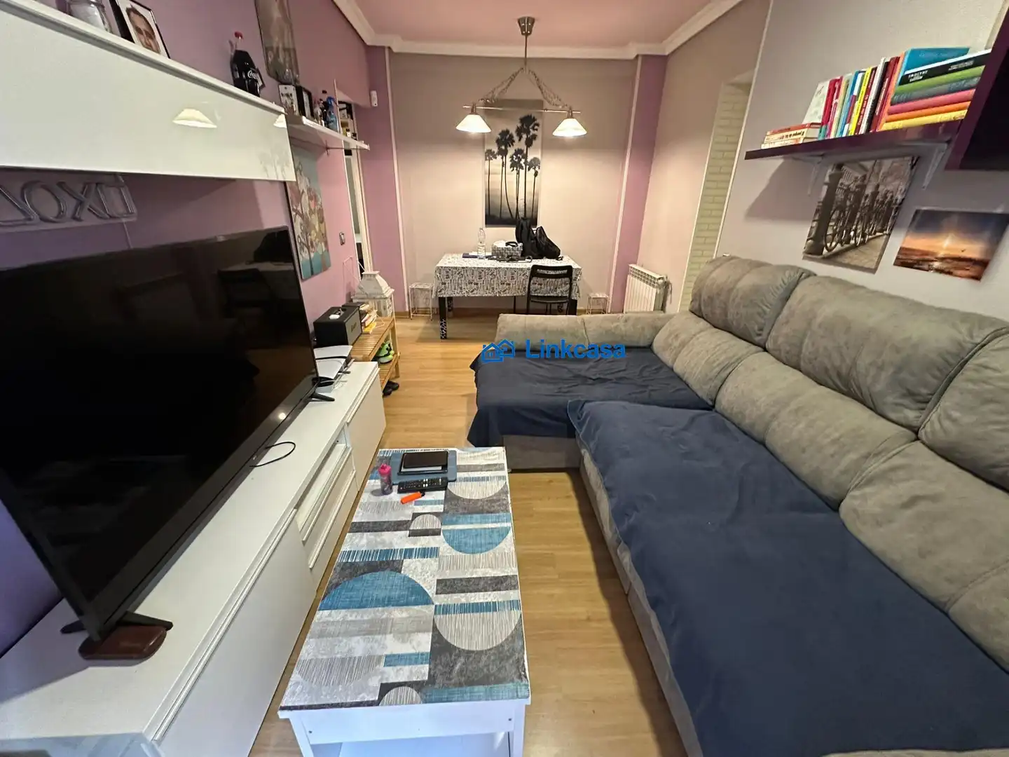 Sala d'estar de Pis en venda en Madrid amb Calefacció i Terrassa
