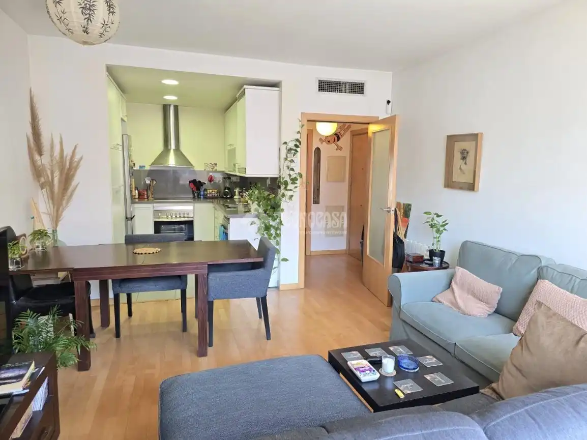 Sala d'estar de Pis en venda en Barcelona amb Aire condicionat, Calefacció i Terrassa