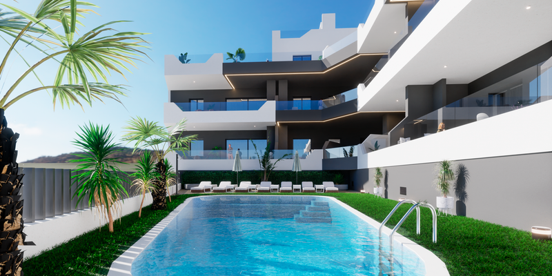 Swimming pool of Flat for sale in Torrevieja  with Terrace and Balcony