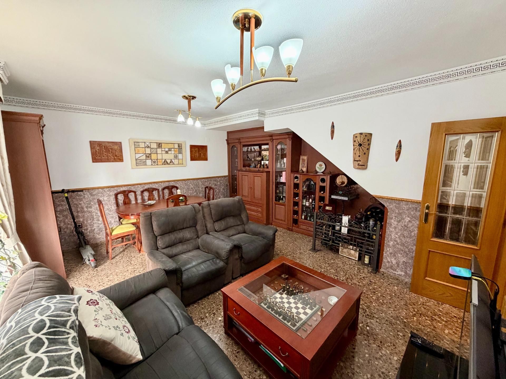 Living room of Duplex for sale in Silla  with Air Conditioner and Balcony