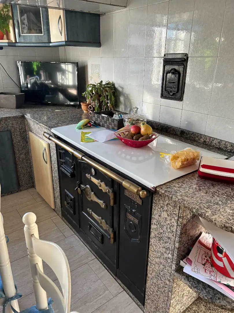 Cocina de Casa o chalet en venta en Cambados con Amueblado, Horno y Lavadora