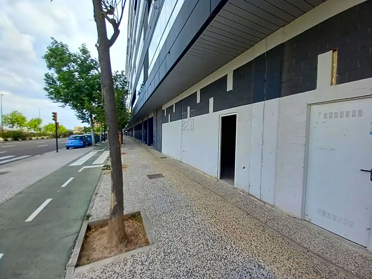 Vista exterior de Local de alquiler en Zaragoza