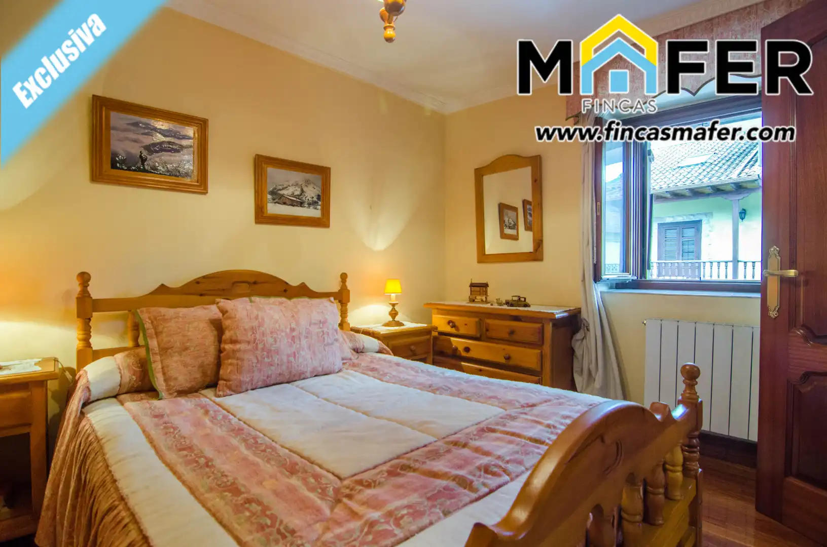 Habitación de Casa adosada en venta en Ruesga con Calefacción, Parquet y Balcón