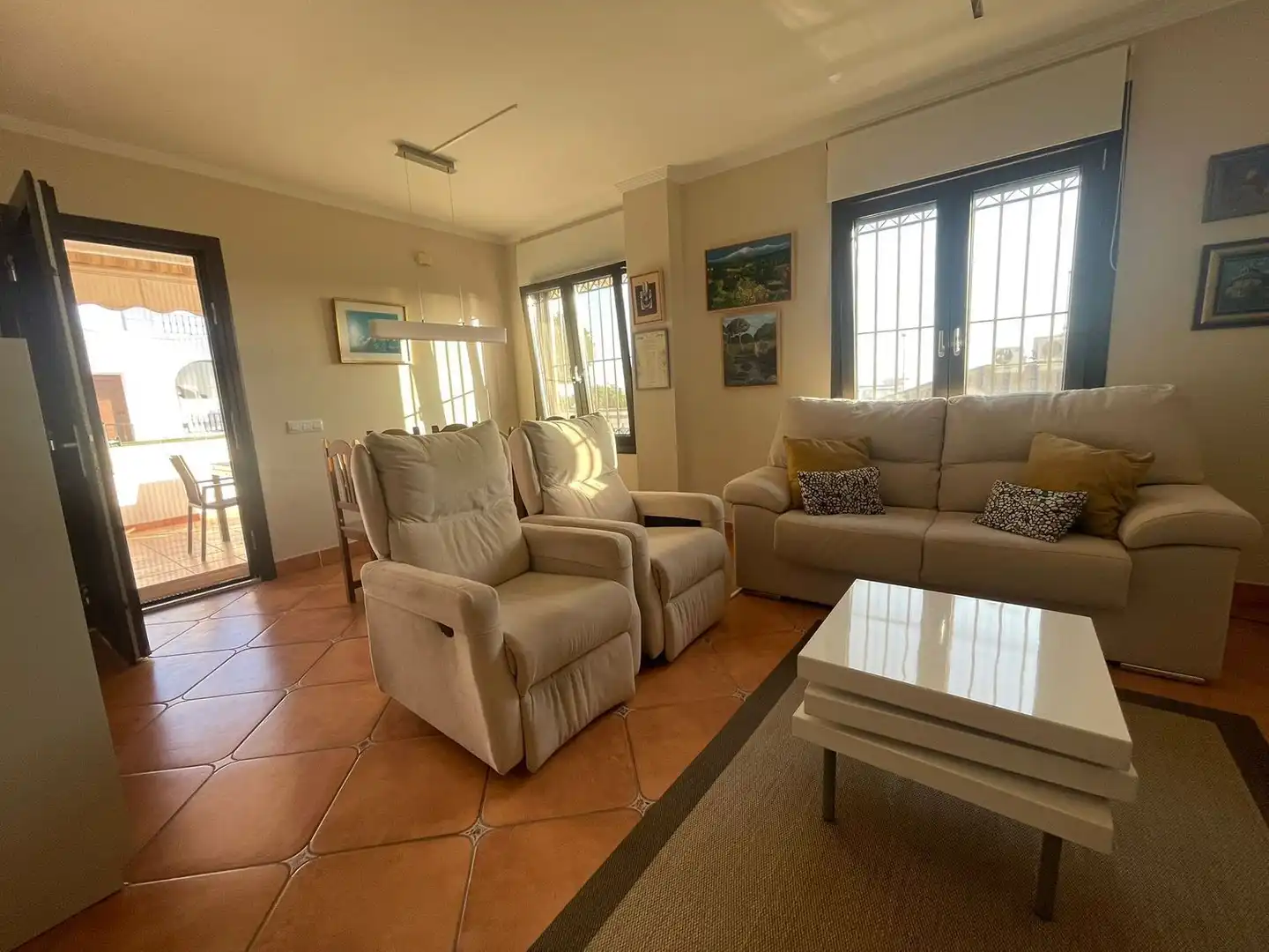 Sala de estar de Casa o chalet en venta en Mazagón con Aire acondicionado, Jardín privado y Terraza