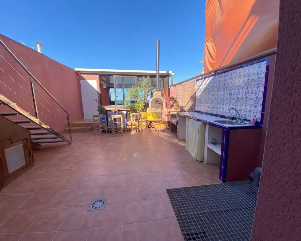 Terrace of Apartments for rent in Cartagena  with Air Conditioner, Heating and Terrace