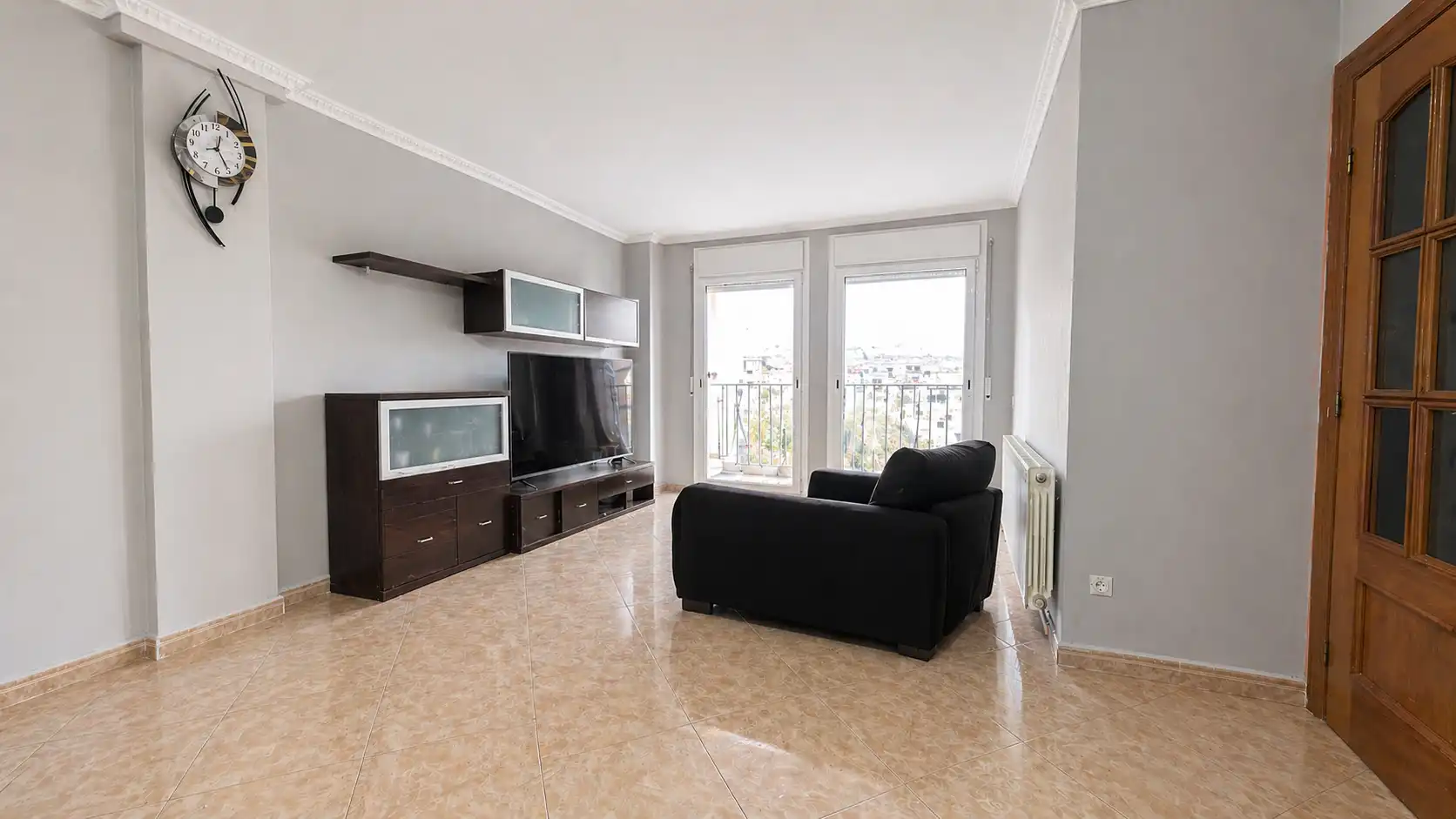 Sala de estar de Piso en venta en  Barcelona Capital con Aire acondicionado, Calefacción y Amueblado