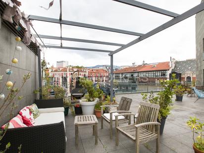 Terrace of Flat for sale in Bilbao   with Air Conditioner, Heating and Parquet flooring