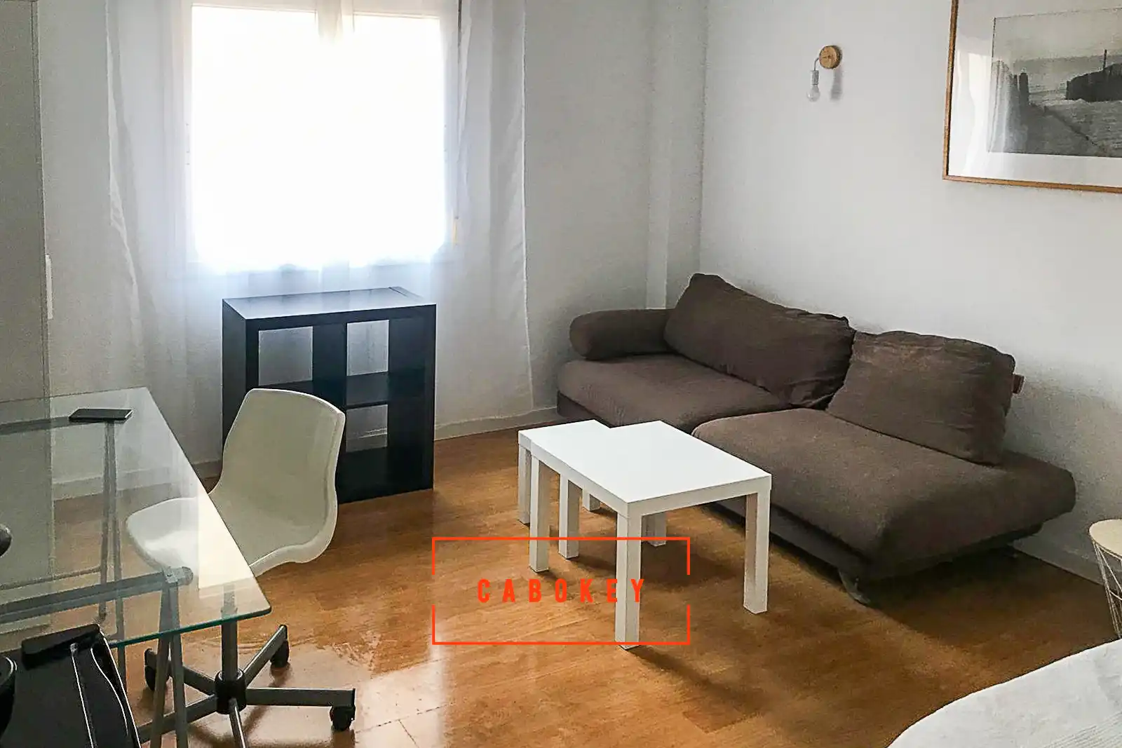 Sala de estar de Piso en venta en Almería con Parquet, Amueblado y Horno