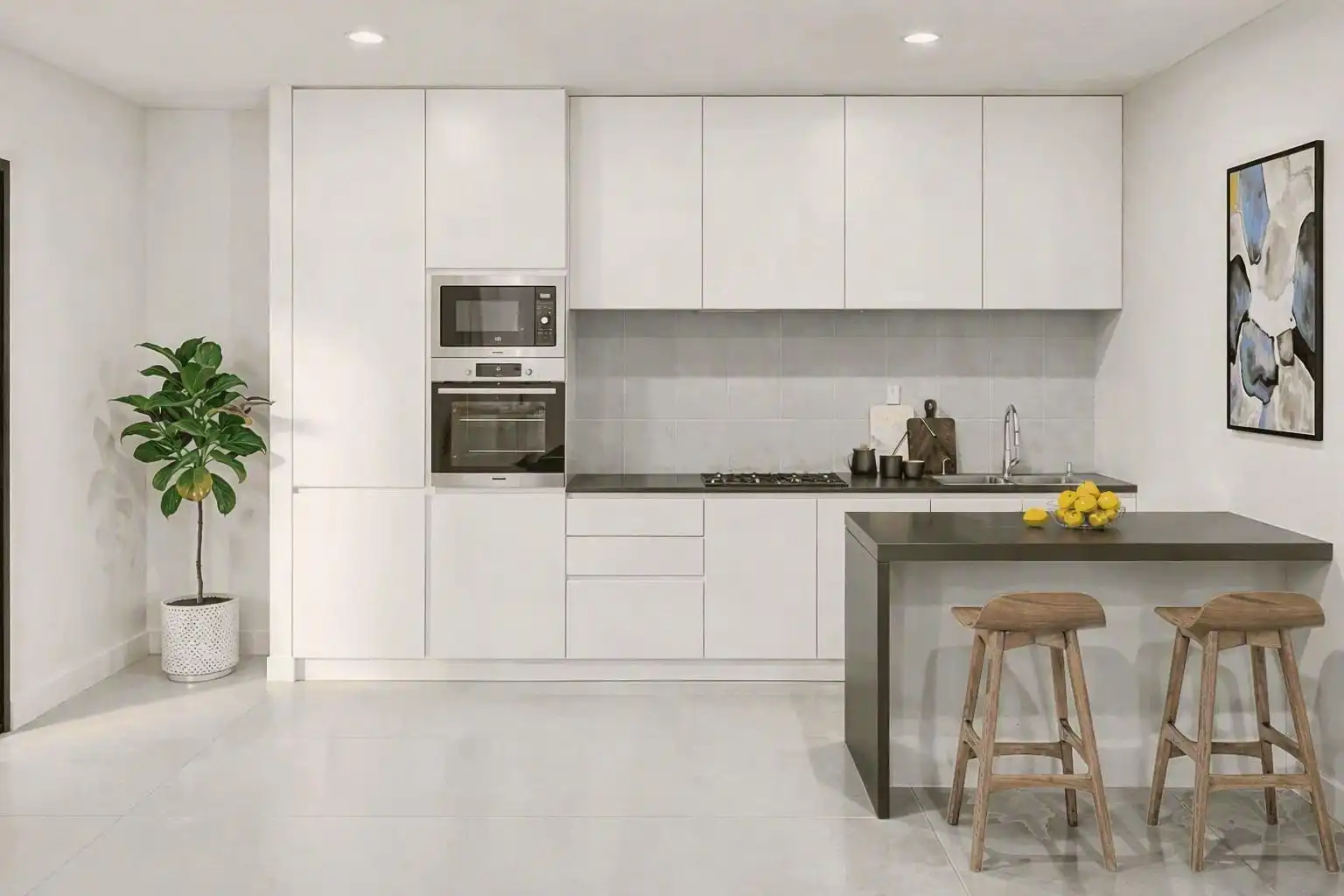 Cocina de Ático en venta en Fuente Álamo de Murcia con Terraza y Piscina comunitaria