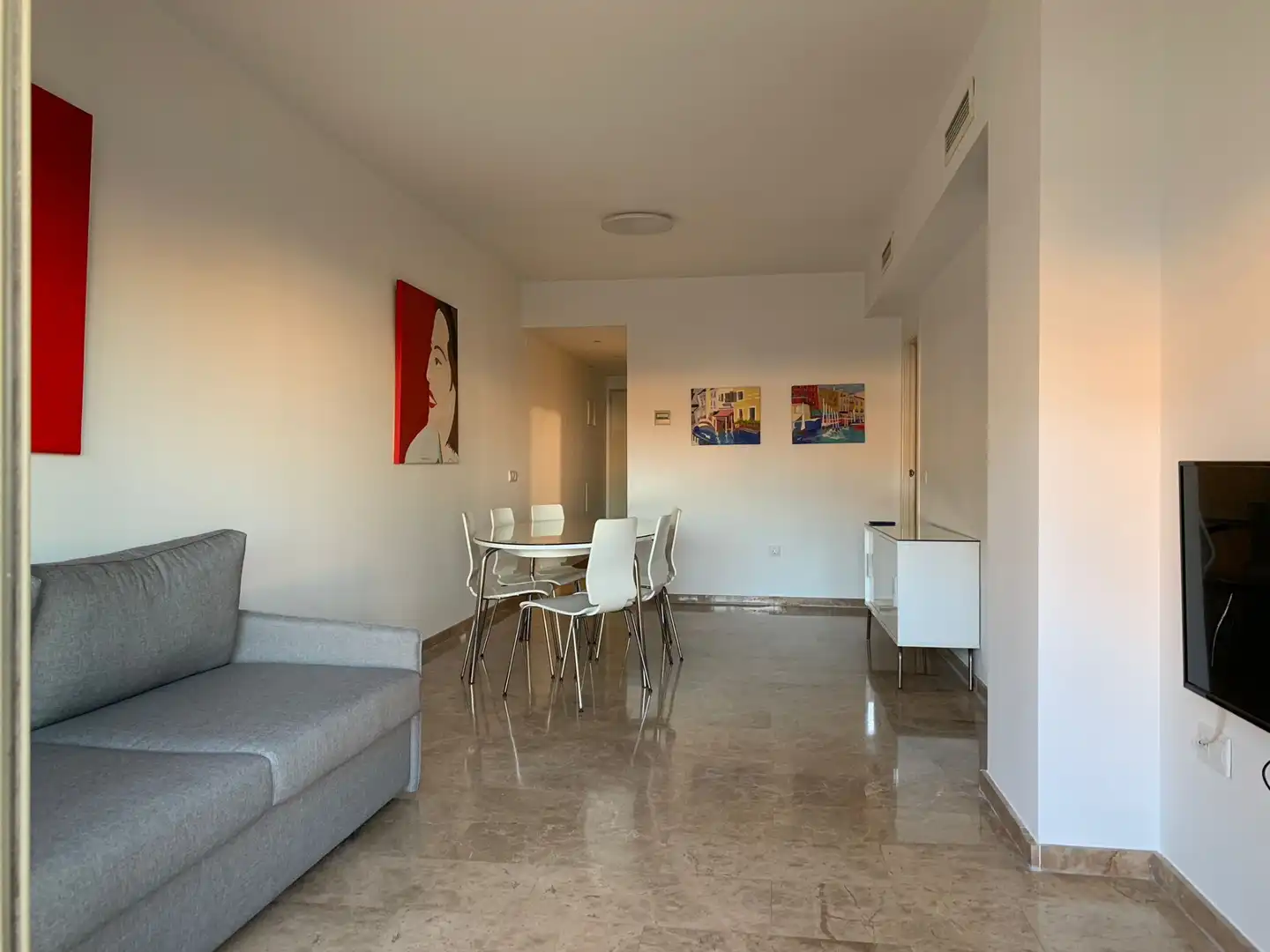 Dining room of Apartments for rent in Dénia  with Air Conditioner, Terrace and Furnished