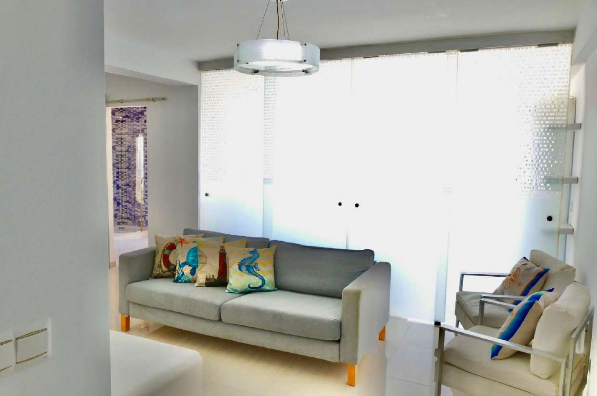 Living room of Flat for sale in Torremolinos  with Air Conditioner and Furnished