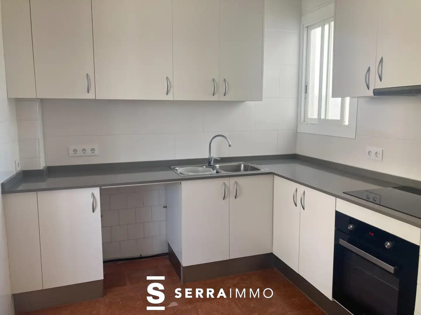Kitchen of Attic for rent in Sitges  with Heating