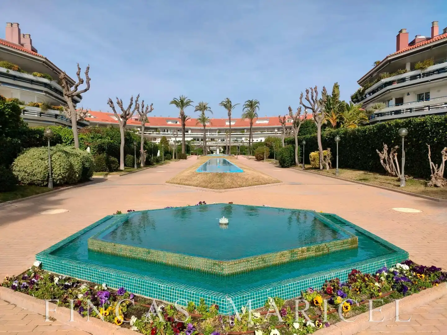 Garden of Flat for sale in Sitges  with Air Conditioner, Heating and Storage room