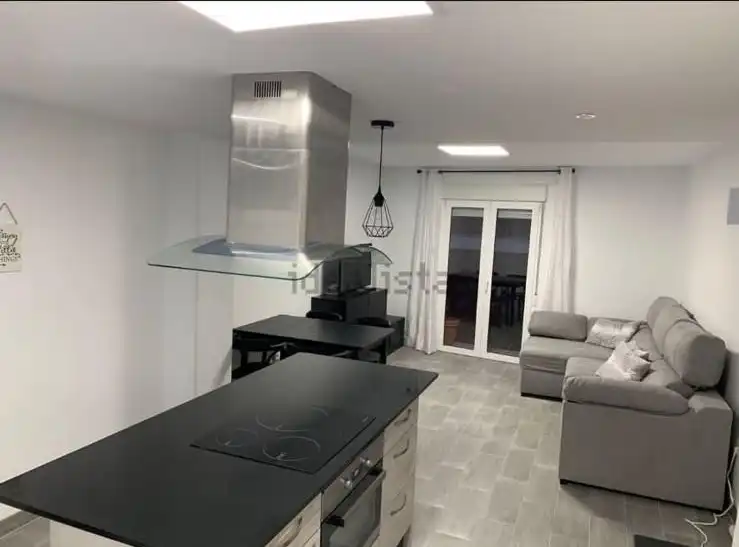 Kitchen of Flat for rent in Elche / Elx  with Air Conditioner, Parquet flooring and Furnished