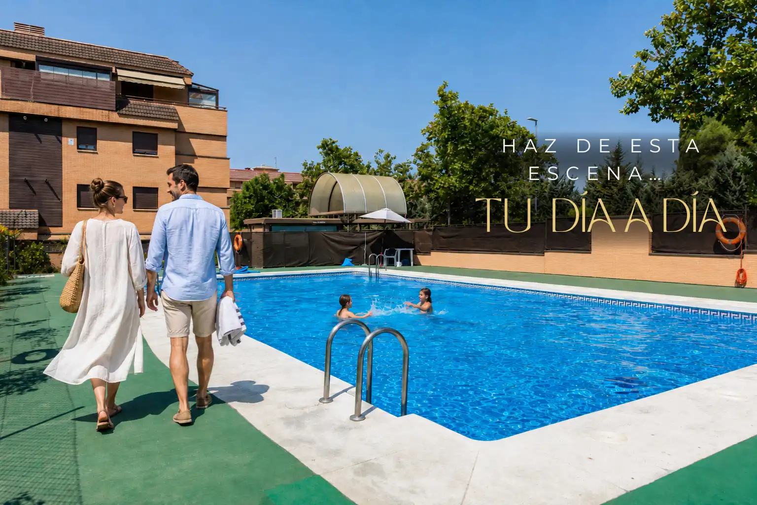 Piscina de Pis en venda en Las Rozas de Madrid amb Aire condicionat, Calefacció i Parquet