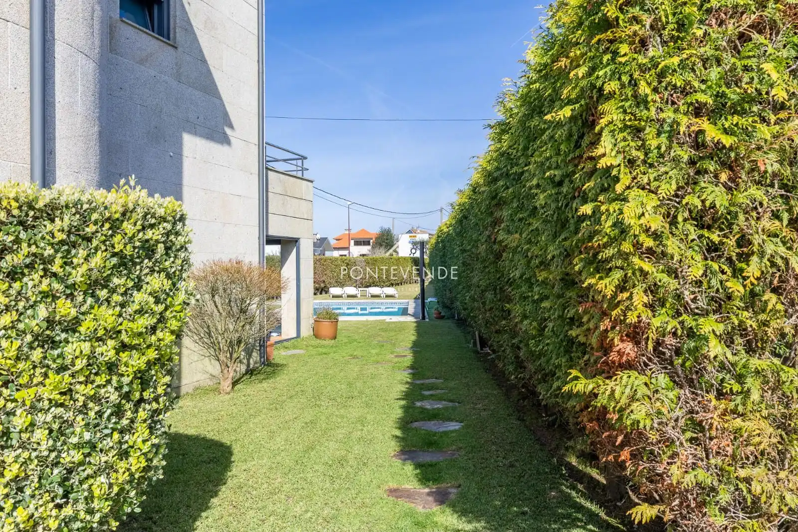 Jardí de Casa o xalet en venda en Vigo  amb Calefacció, Jardí privat i Terrassa