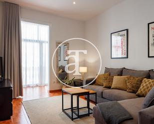 Living room of Flat to rent in  Barcelona Capital  with Air Conditioner, Heating and Furnished