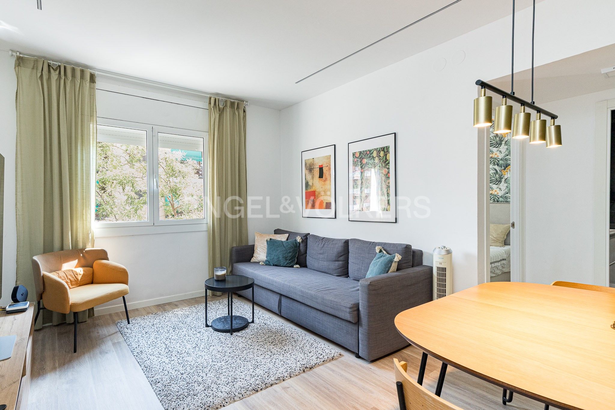 Living room of Apartment for sale in Badalona  with Heating and Parquet flooring