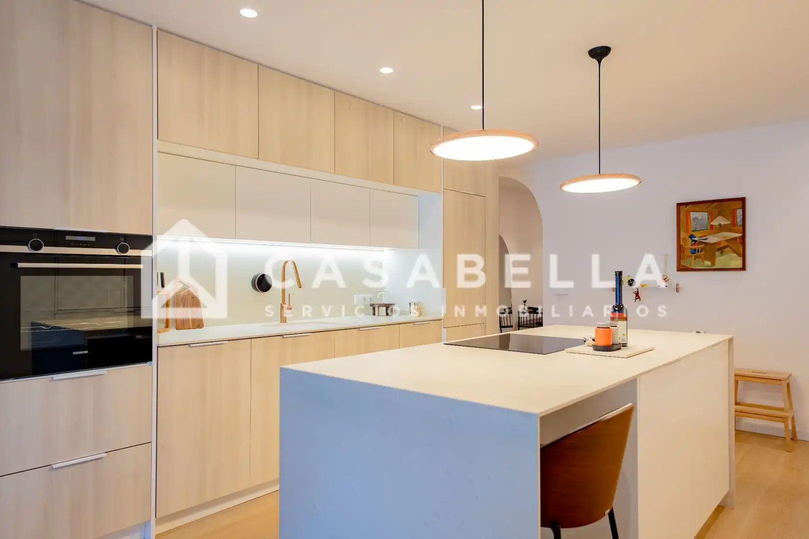Kitchen of Flat for sale in Valencia  with Air Conditioner, Heating and Terrace