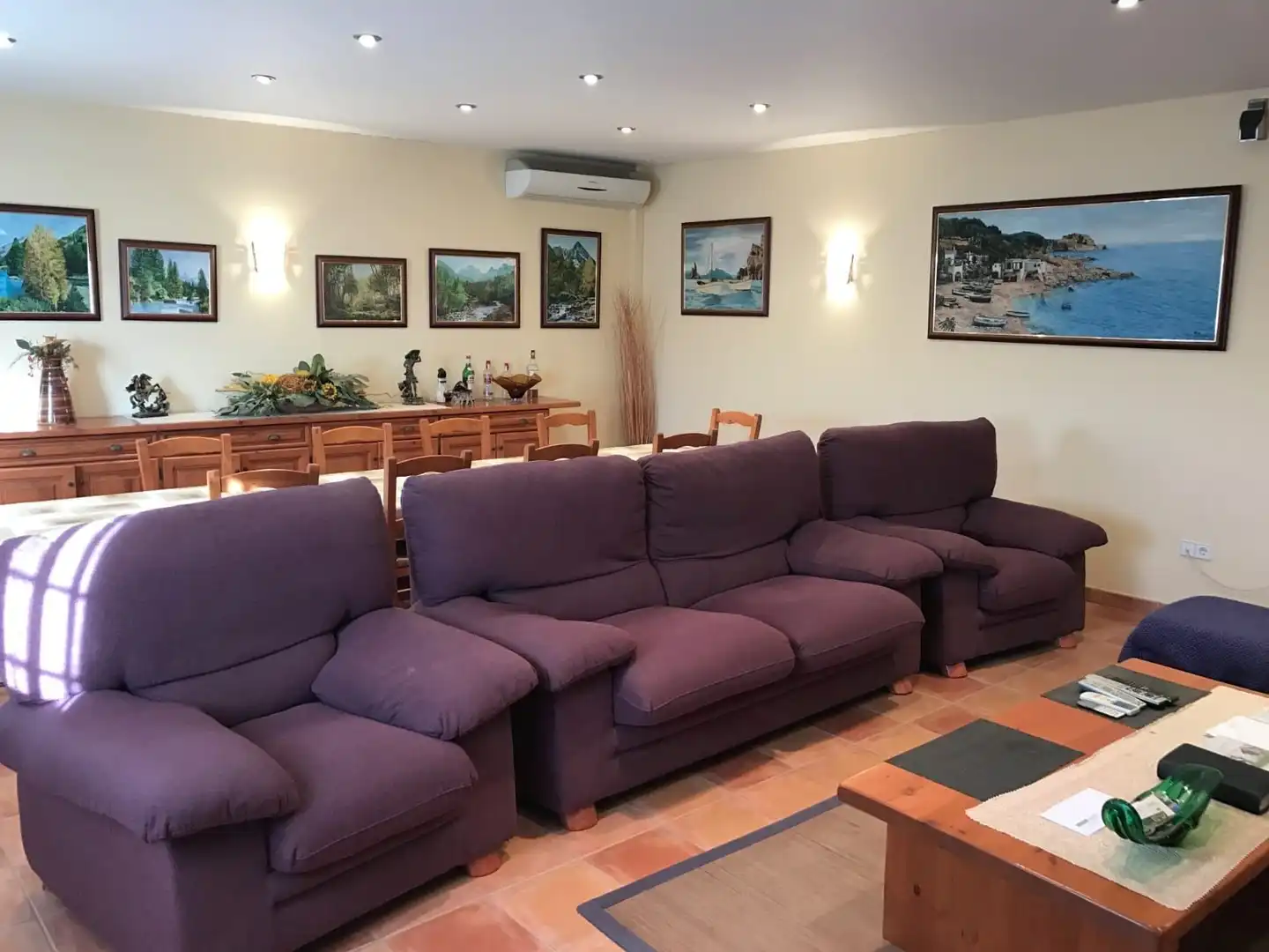 Sala de estar de Finca rústica en venta en Palafrugell con Aire acondicionado, Calefacción y Terraza