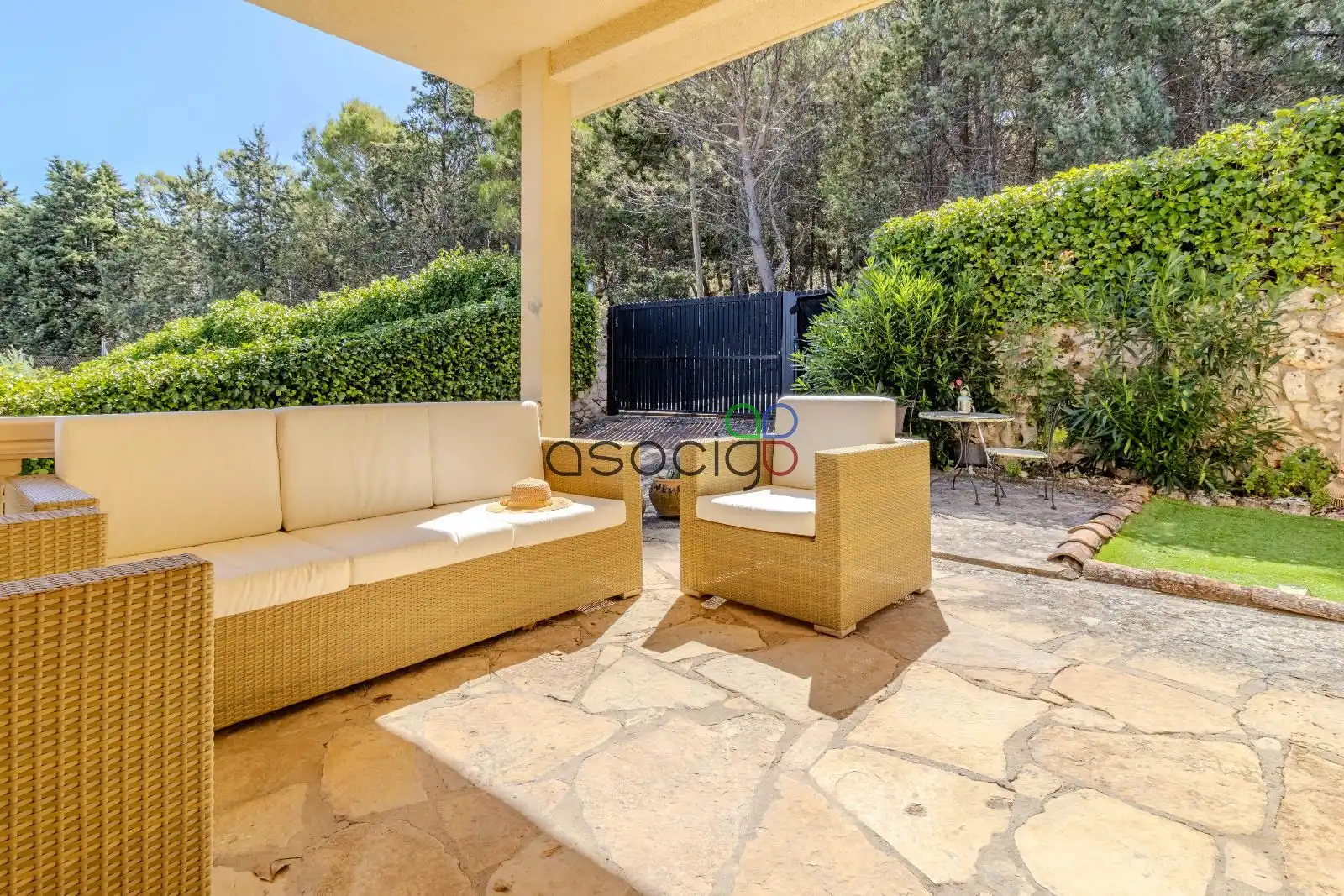 Terraza de Casa o chalet en venta en Guadalajara con Aire acondicionado, Calefacción y Jardín privado